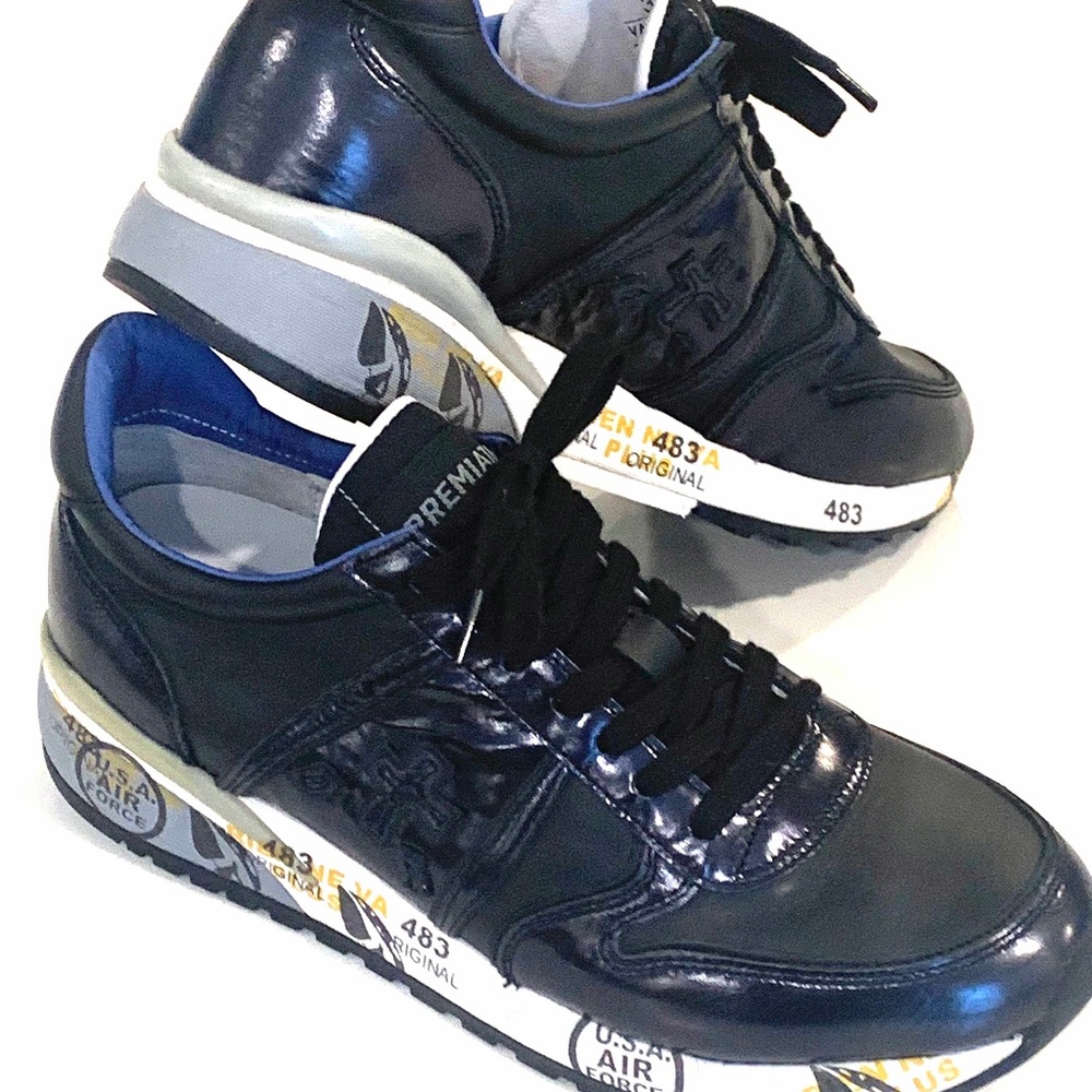 Premiata Originals Luxury Leather Sneakers – Size EU 39